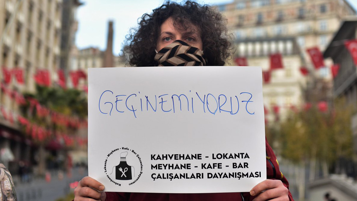 Kafe-bar çalışanları 6 ilde sokağa çıkacak