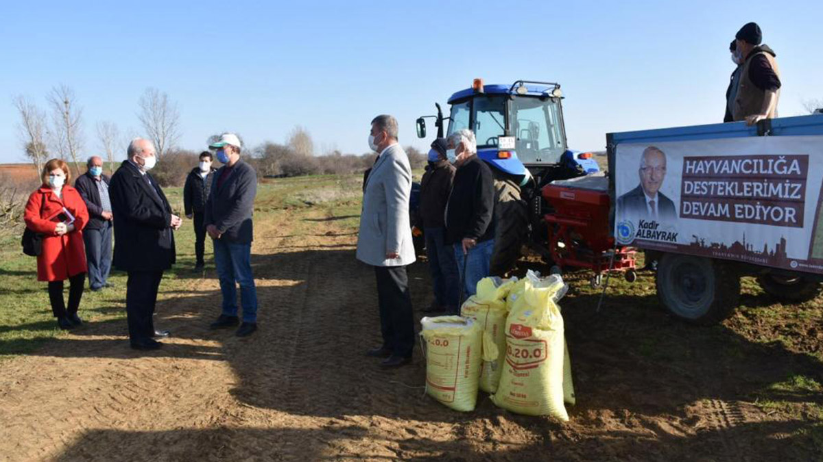 Tekirdağ Büyükşehir Belediyesi Mera İyileştirme ve Yönetimi Projesini sürdürüyor