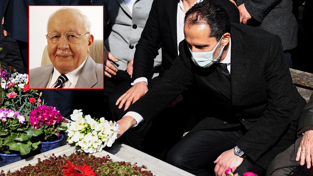 Merhum Necmettin Erbakan mezarı başında anıldı
