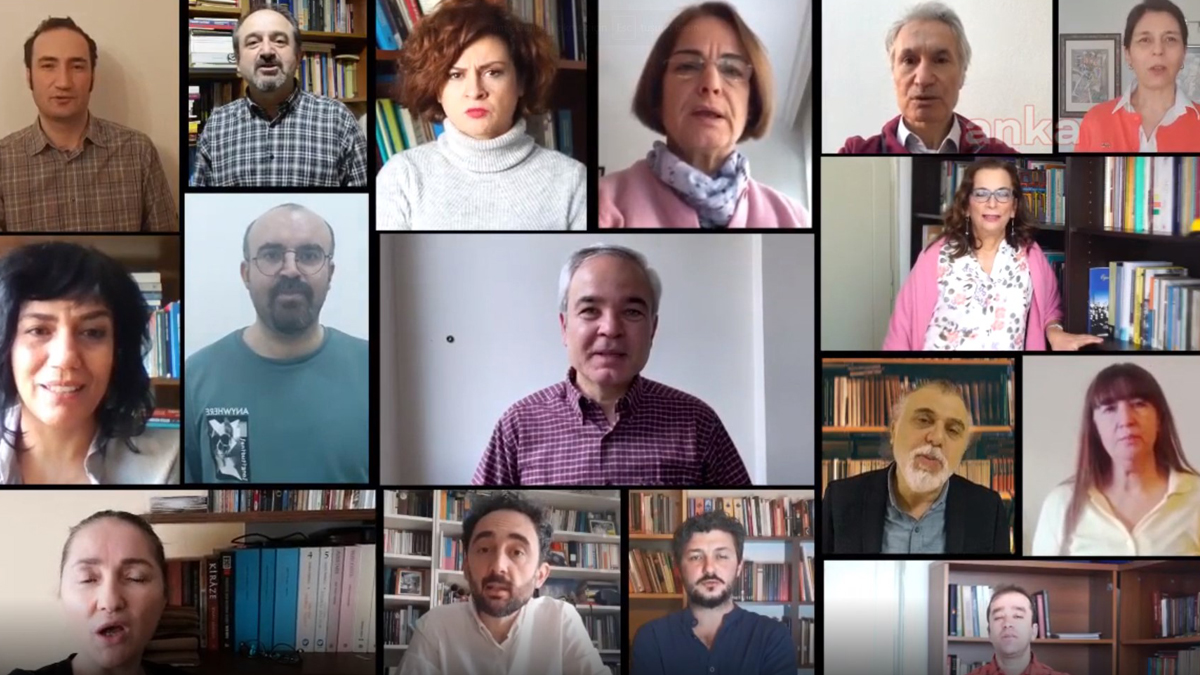 Ankara Üniversitesi akademisyenleri  Boğaziçi'ne destek oldu