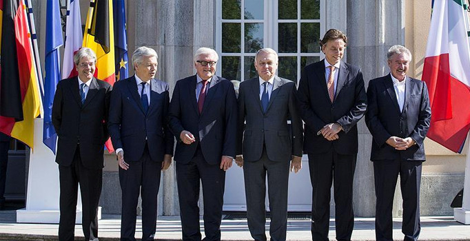 AB'nin kurucu 6 ülkesinin dışişleri bakanları Berlin'de bir araya geldi