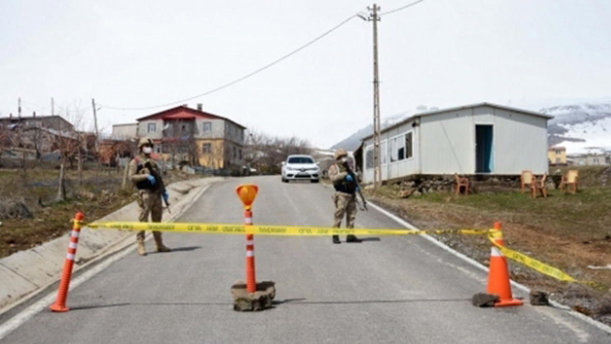 Gümüşhane'de bir köy karantinaya alındı