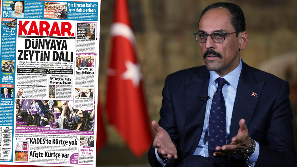 Dünyaya zeytin dalı