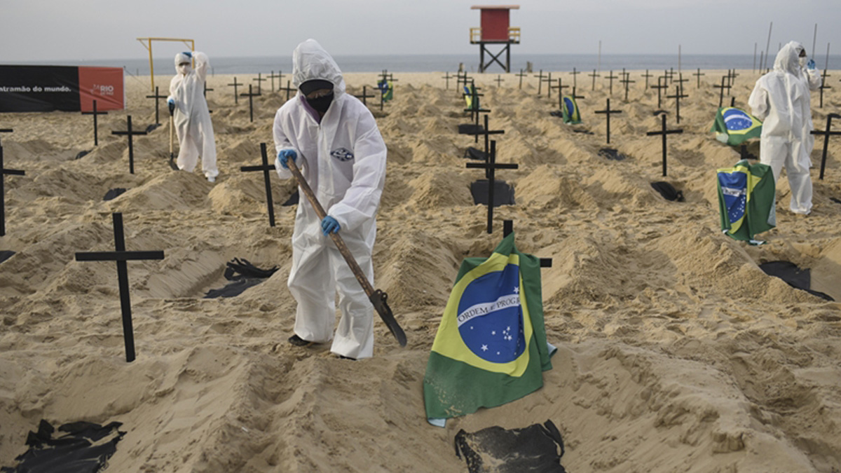 Latin Amerika'da Kovid-19'a bağlı can kayıpları artıyor