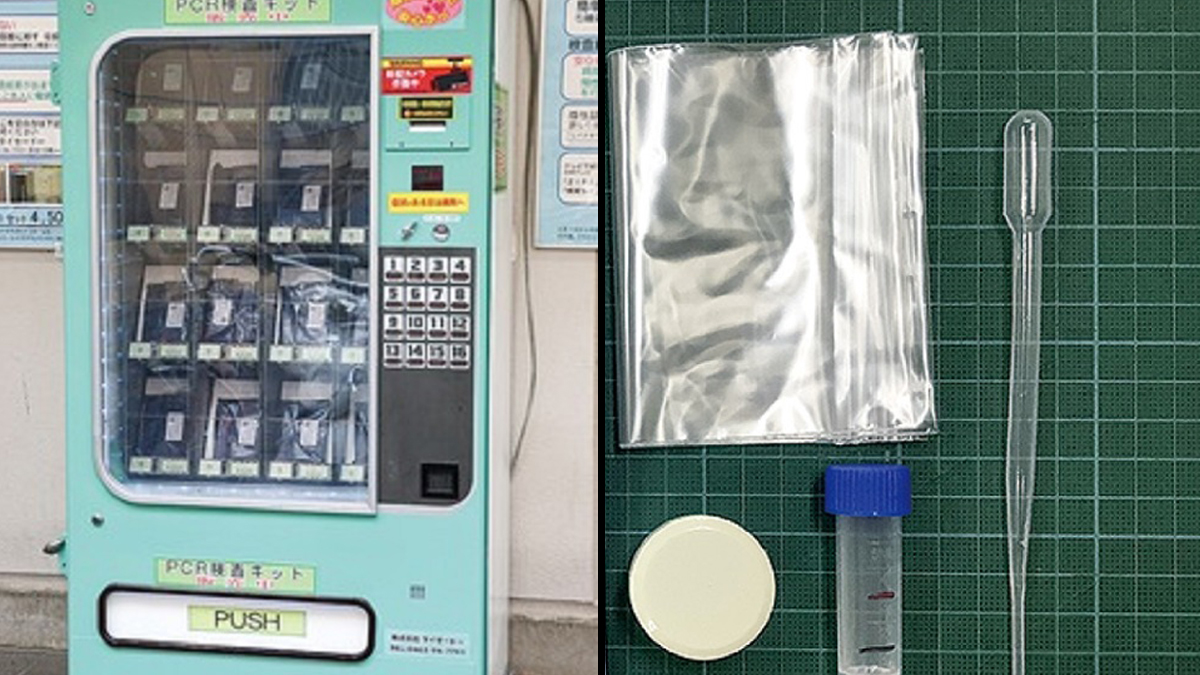 Tokyo'da PCR testi otomatları kuruldu