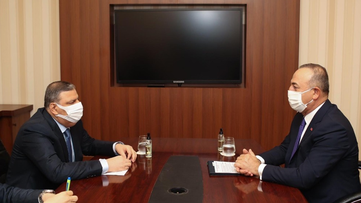 Çavuşoğlu'ndan sürpriz görüşme: Suriye'yi konuştular