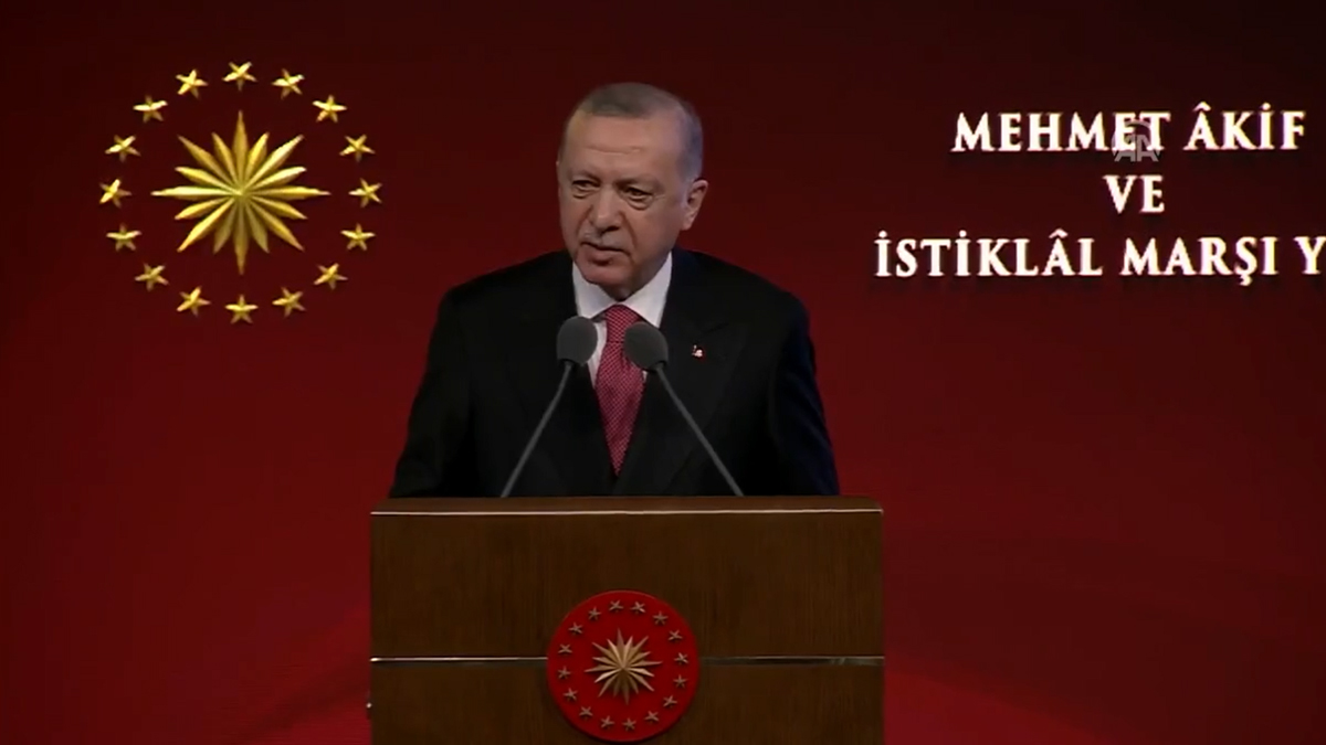 Cumhurbaşkanı Erdoğan: 2021'i İstiklal Marşı yılı olarak kabul ettik