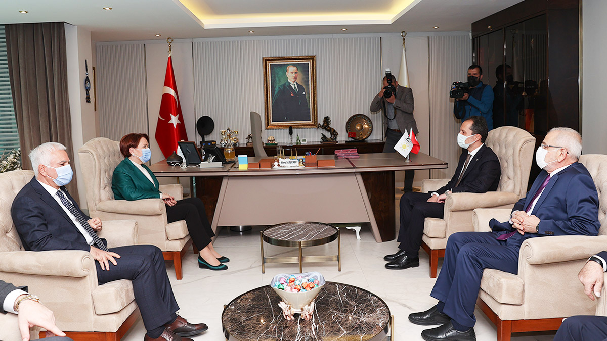 Meral Akşener ile Fatih Erbakan görüştü