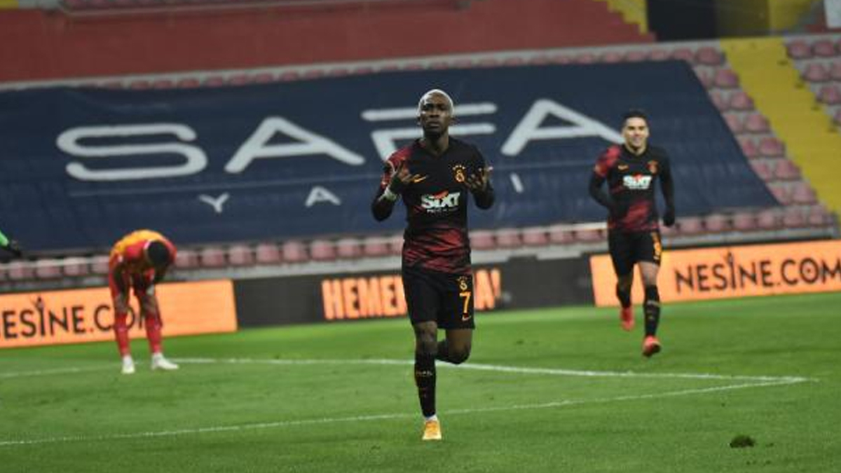 Galatasaray, Kayserispor karşısında hata yapmadı