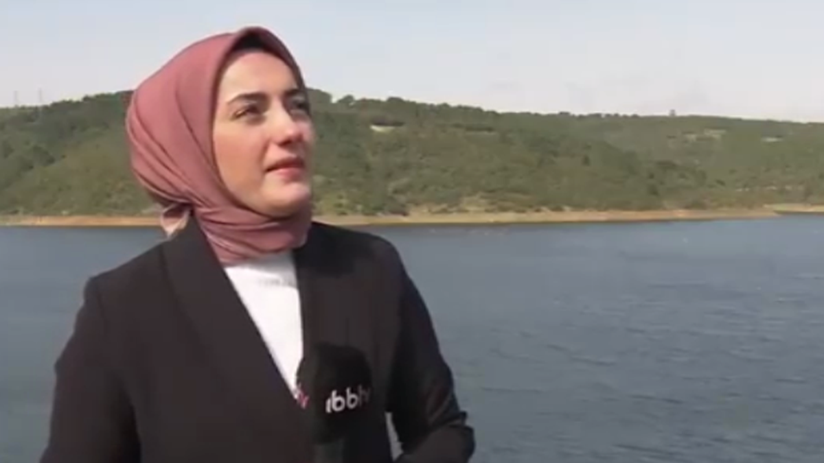 İBB TV muhabirinin 'anons' çabası gülümsetti