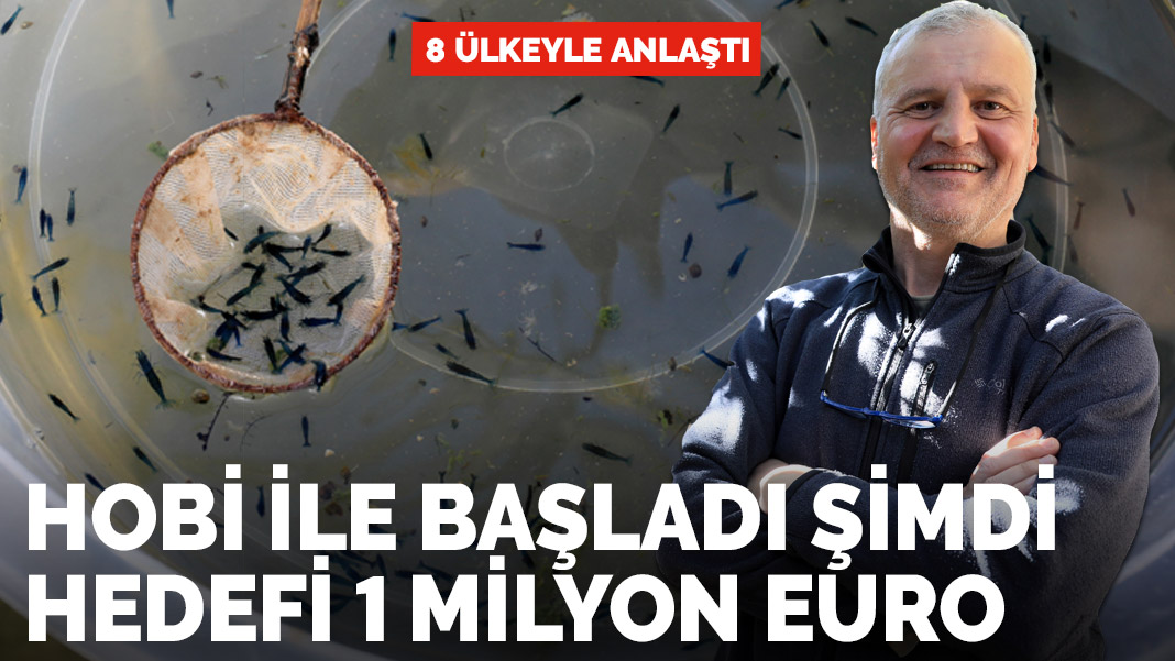 Hobi ile başladı, şimdi hedefi 1 milyon euro gelir