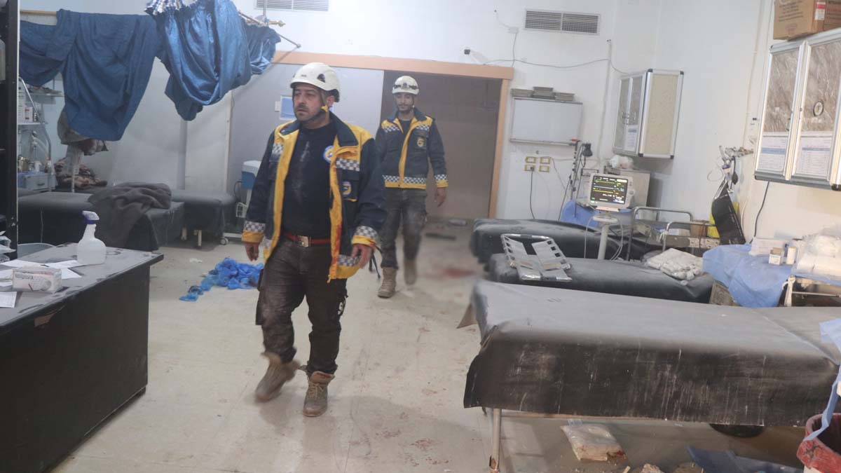 Esad rejimi hastaneye saldırı düzenledi