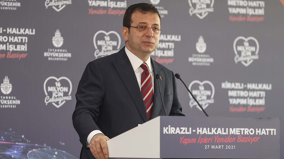 İmamoğlu: Raylı sistemler ağını İstanbul’a kazandırmak için çalışıyoruz
