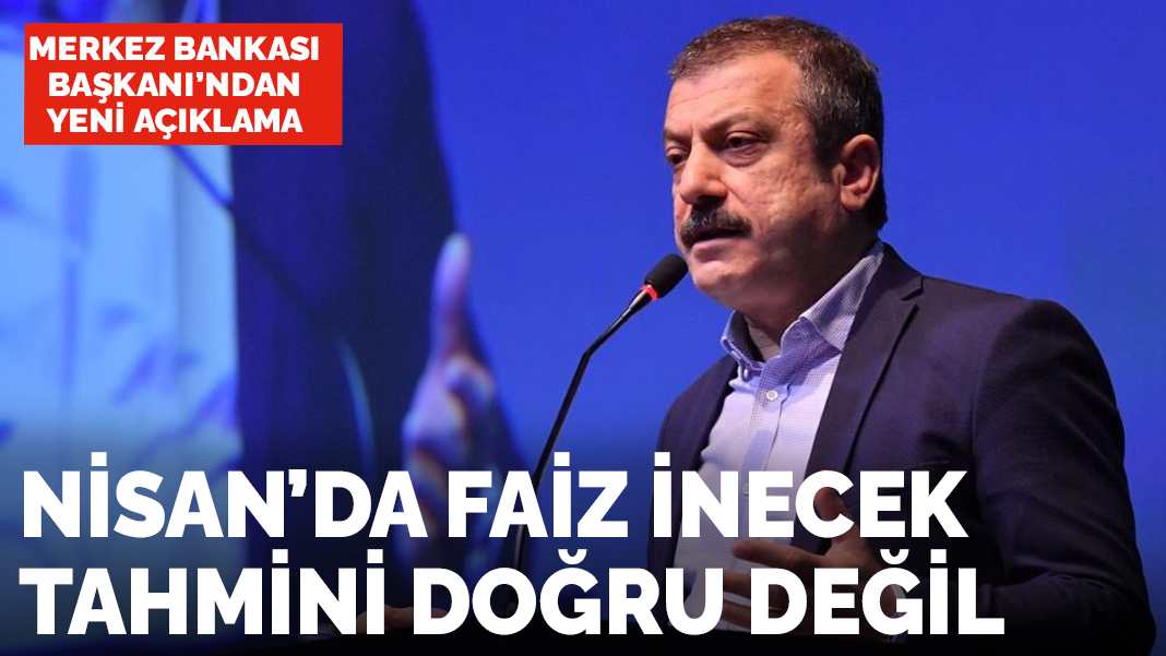 Son dakika! Merkez Bankası Başkanı'ndan faiz açıklaması