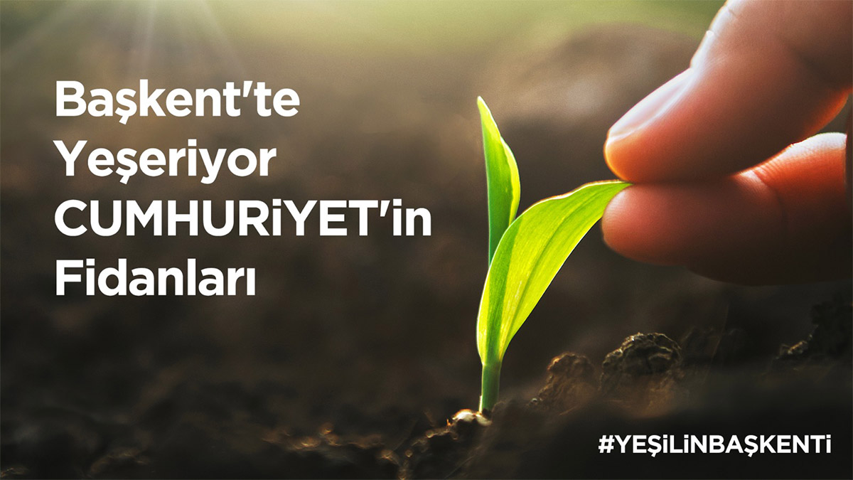 Mansur Yavaş’ın başlattığı 'YeşilinBaşkenti' kampanyası yoğun ilgi görüyor