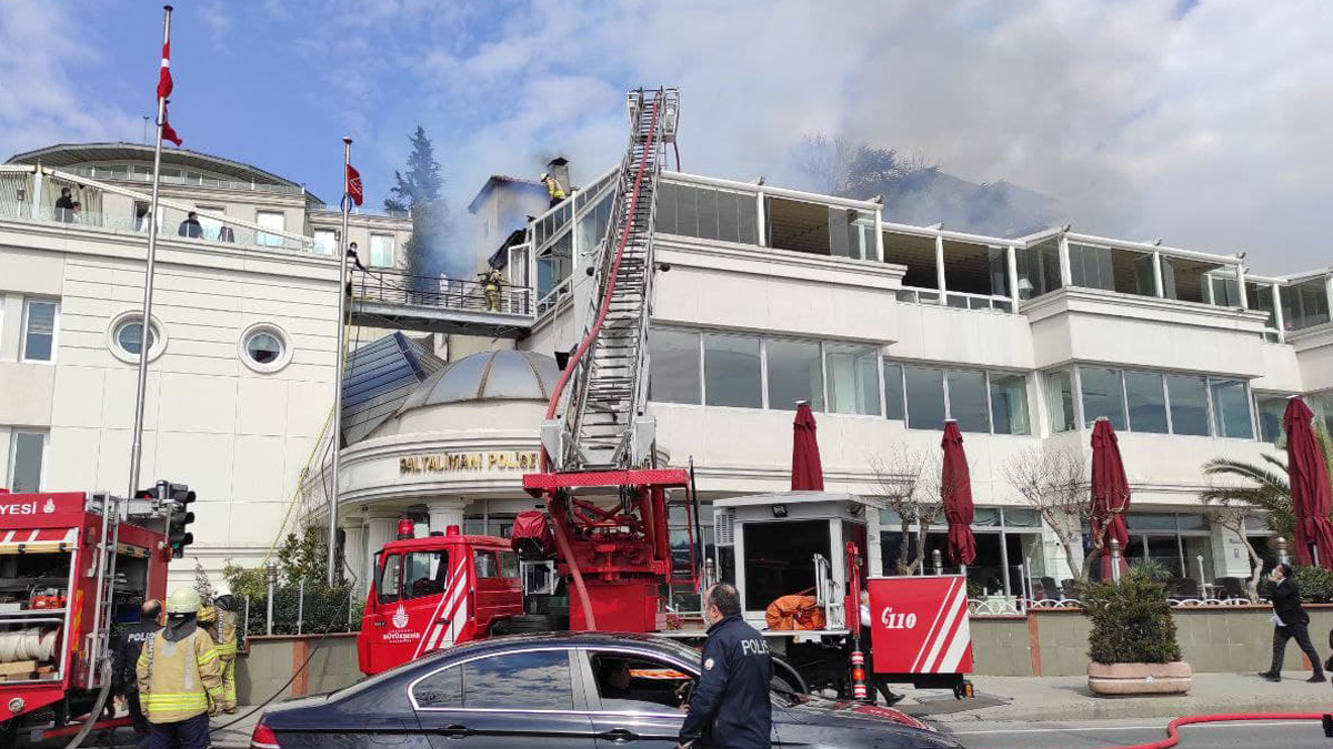 Baltalimanı Polis Evi�nde yangın