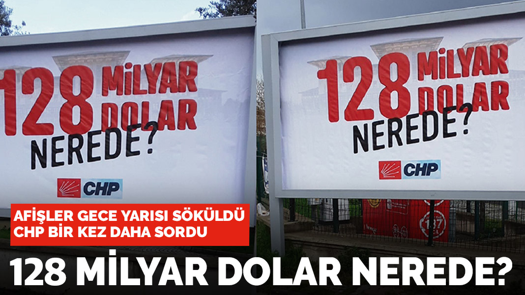 Mudanya'daki afişlerin sökülmesine CHP'den tepki: Sahi 128 ...