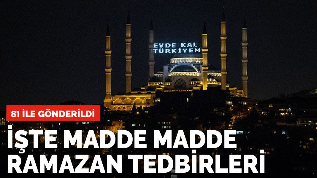 Son dakika! İçişleri'nden 'ramazan' genelgesi