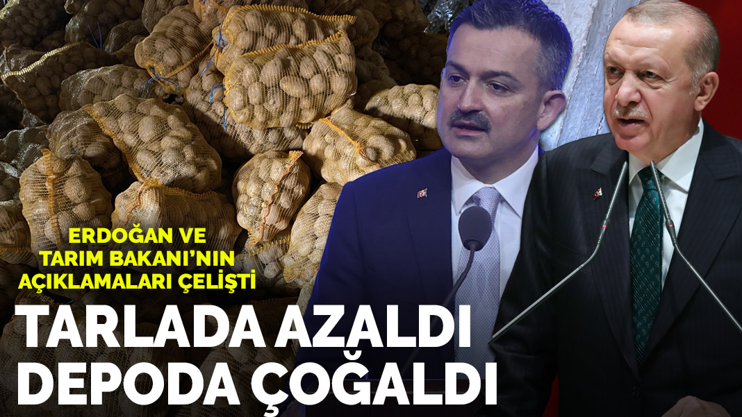 Erdoğan ve Tarım Bakanı'nın açıklamaları çelişti: Tarlada azaldı depoda çoğaldı
