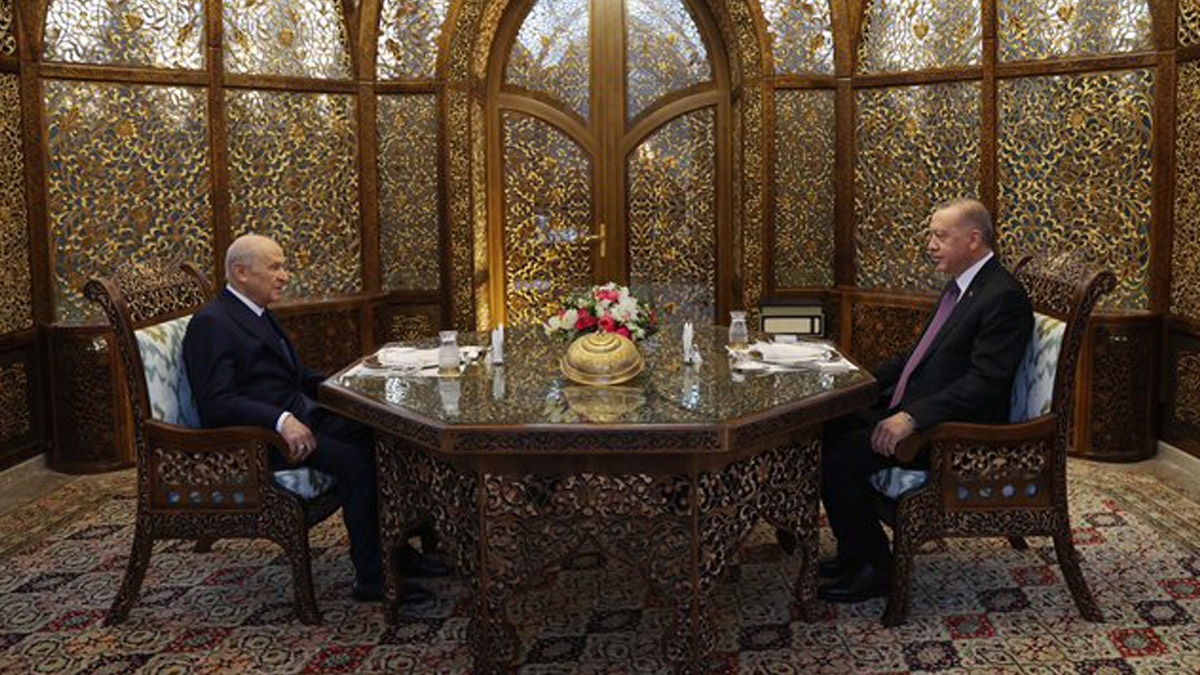 Erdoğan ve Bahçeli, iftarda bir araya geldi
