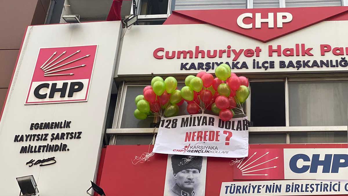 CHP'den balonlu eylem: 128 milyar dolar böyle uçtu