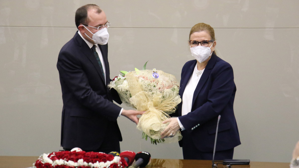 Mehmet Muş, görevi Ruhsar Pekcan'dan devraldı