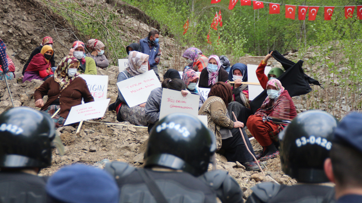 İkizdere Vadisi'nde nöbet devam ediyor