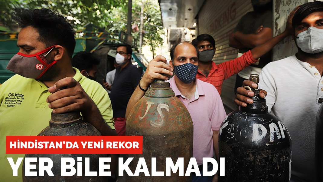 Hindistan'da yeni rekor...Krematoryumlarda yer yok