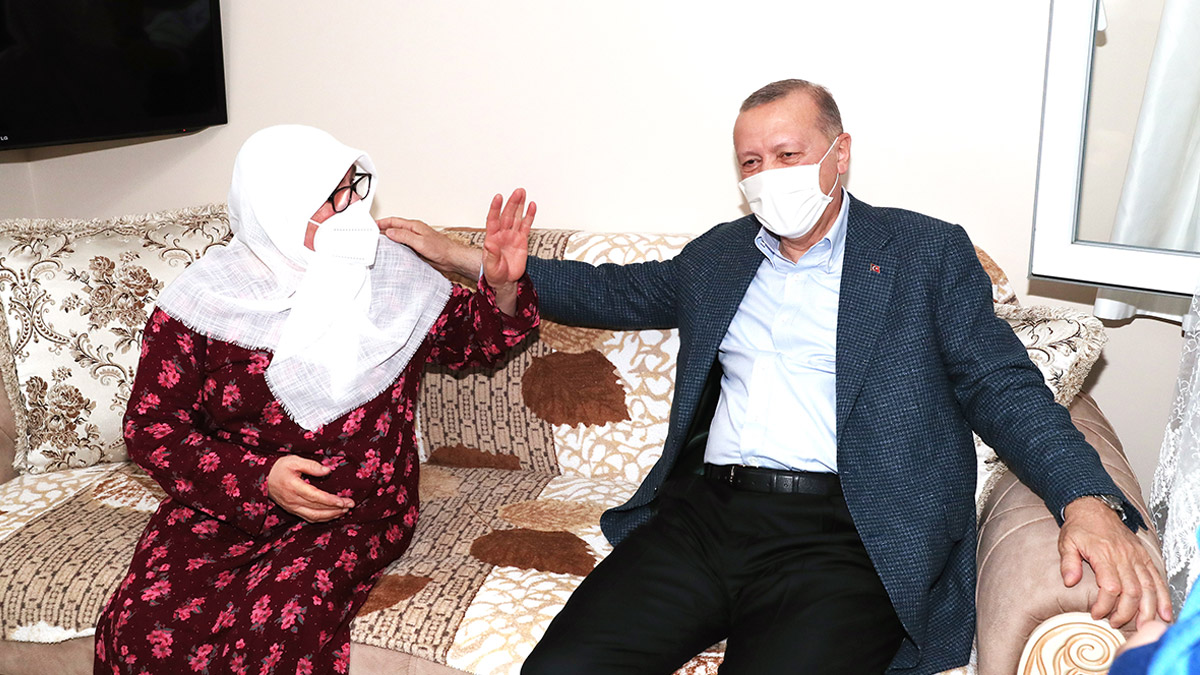 İmamoğlu'na 'Kete yaparım ama oy vermem' demişti: Erdoğan, Mahruze Keleş'i ziyaret etti