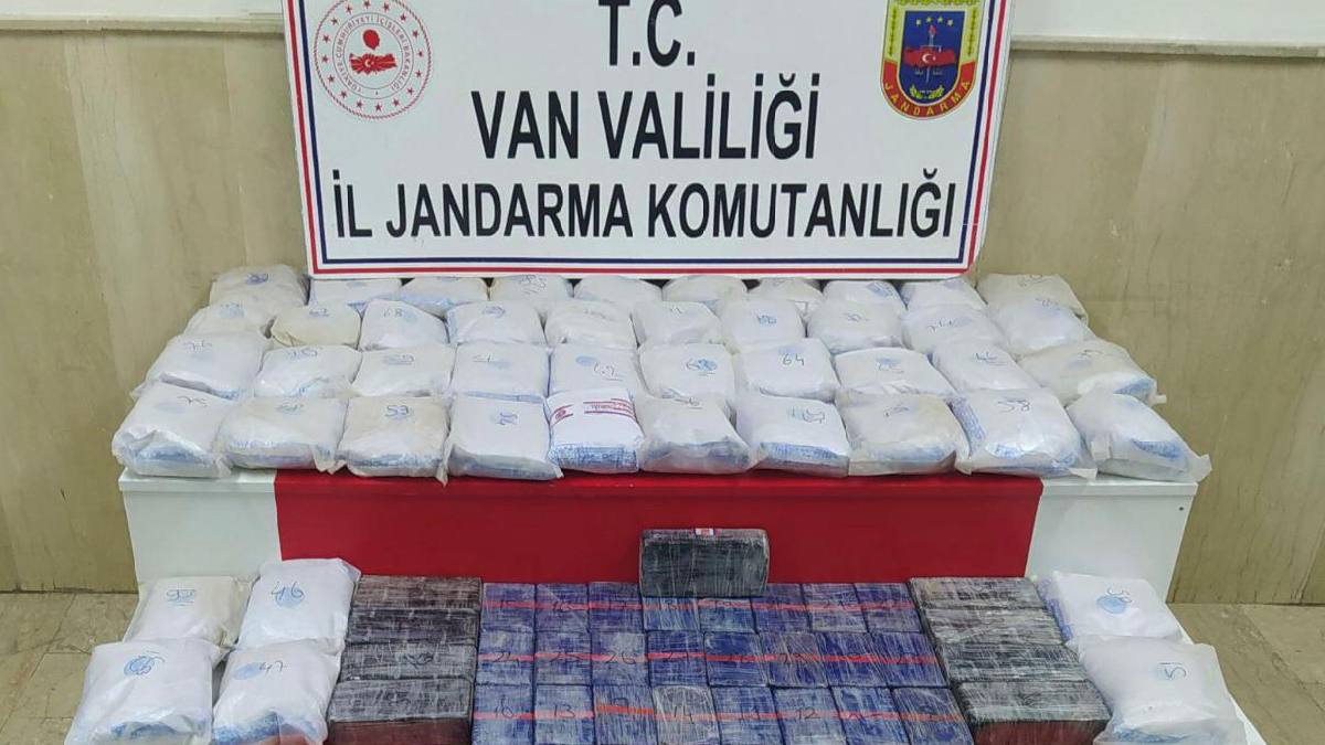 Van'da 83 kilo eroin ele geçirildi