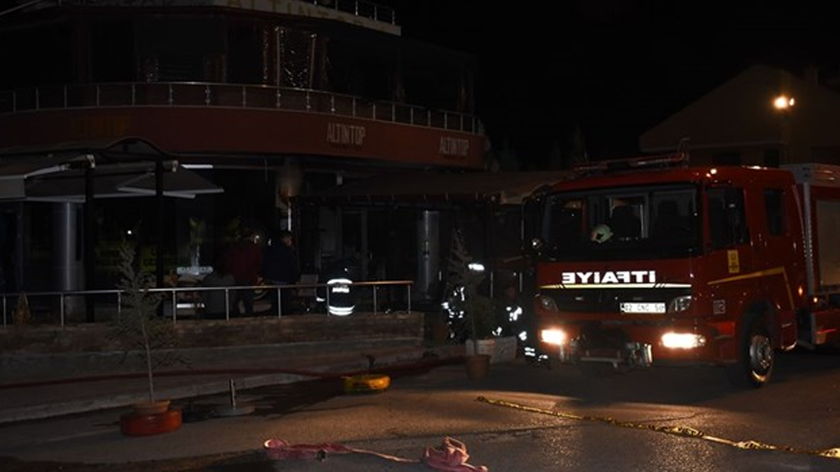 Konya'da gece yarısı patlama