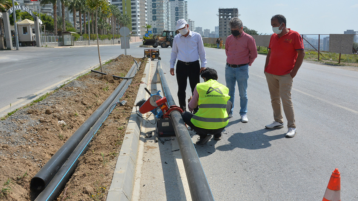 Mersin Büyükşehir'den çevrenin korunması ve su tasarrufu için örnek çalışma