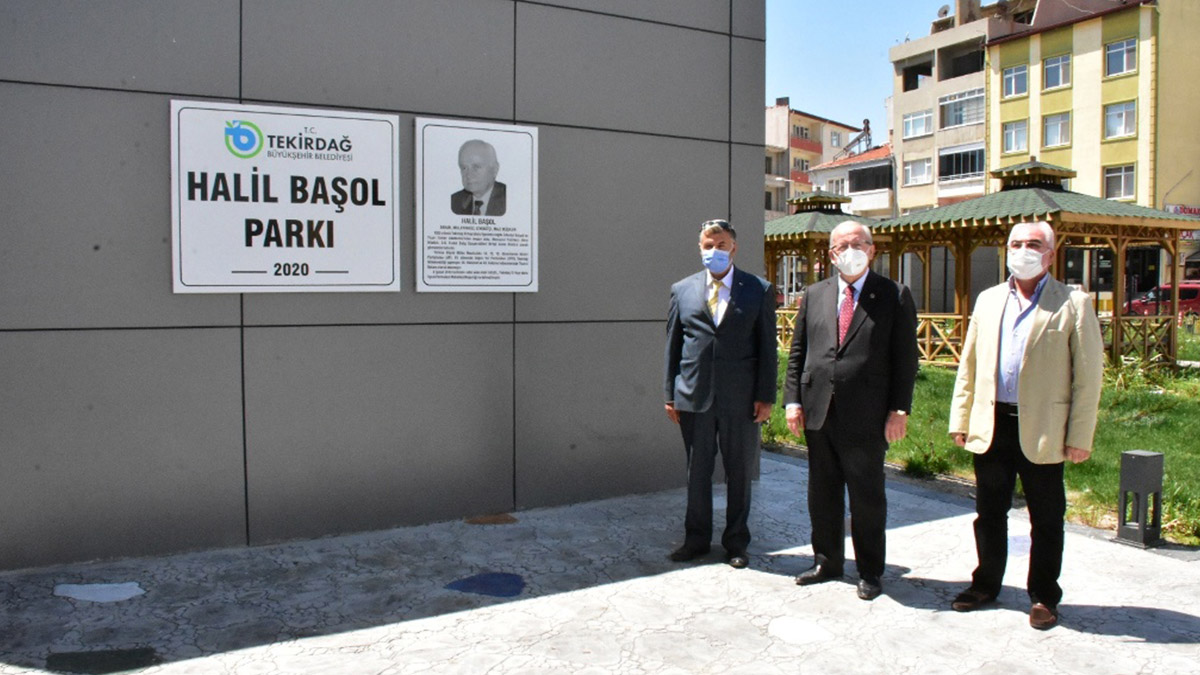 Tekirdağ Büyükşehir Belediyesi Halil Başol’un adını yaşatıyor