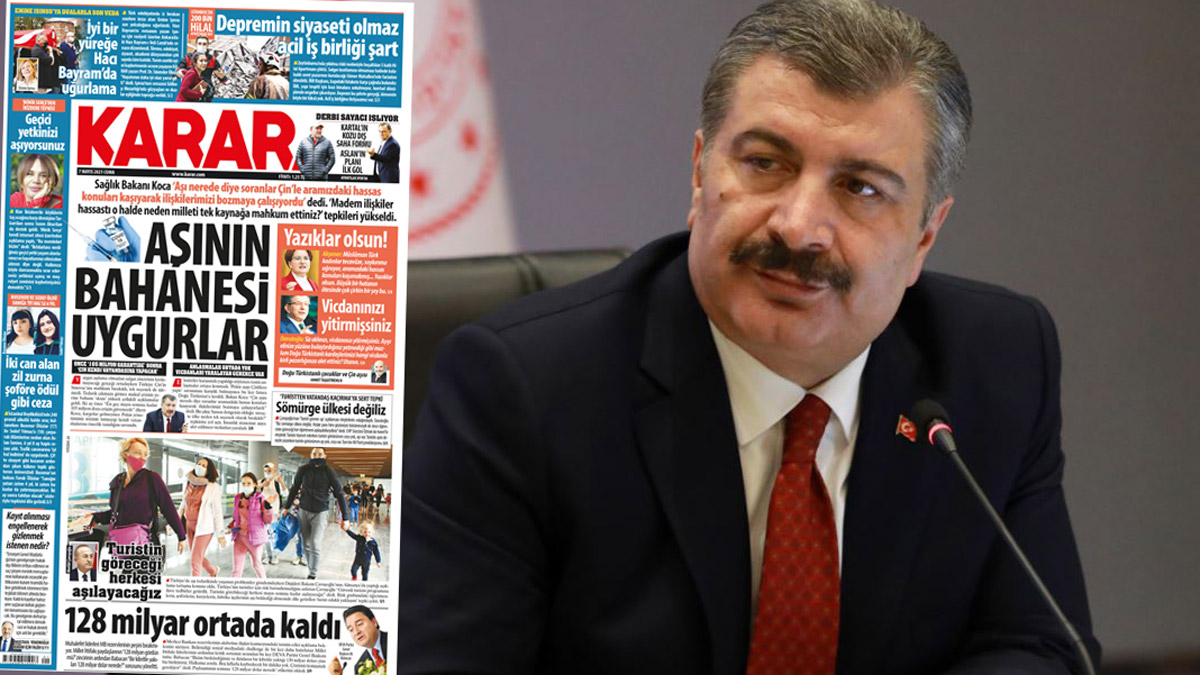 Aşının bahanesi Uygurlar