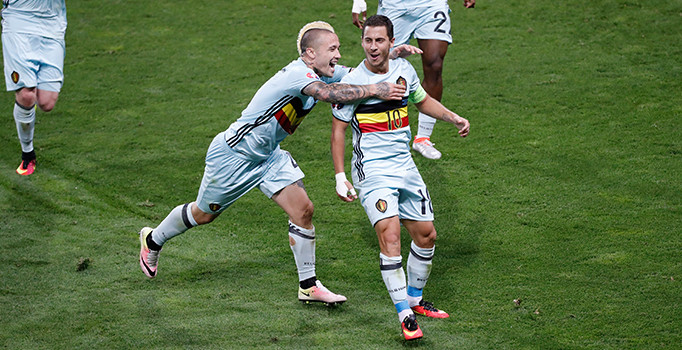 Kırmızı Şeytanlar çeyrek finalde: Macaristan 0-4 Belçika