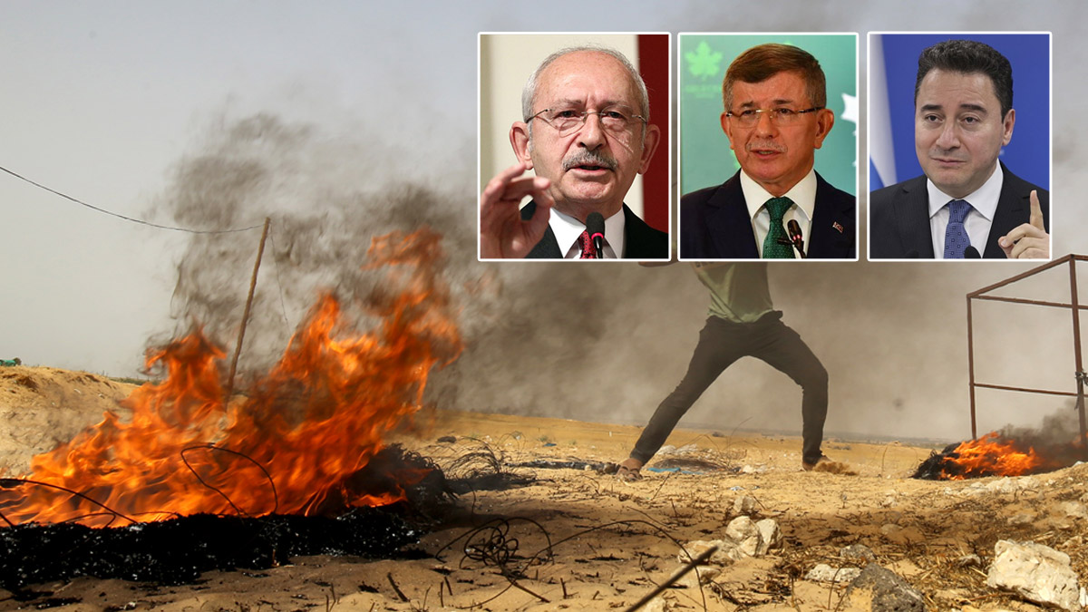 Liderlerden İsrail'e tepki iktidara çağrı