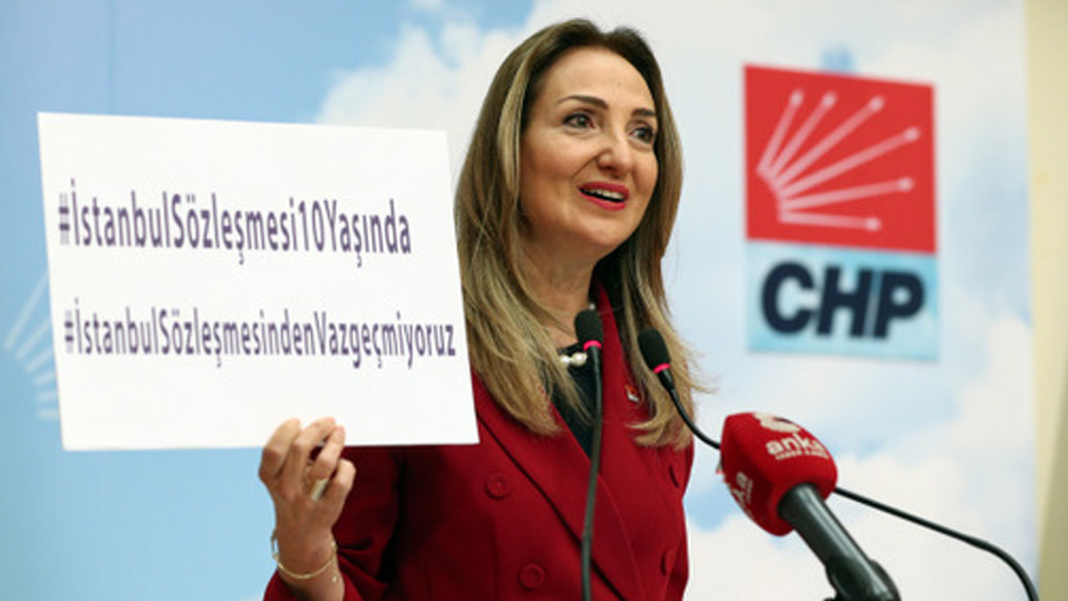 CHP'li Nazlıaka: Her gün bir kız kardeşimiz öldürülürken İstanbul Sözleşmesi'nden vazgeçmeyeceğiz