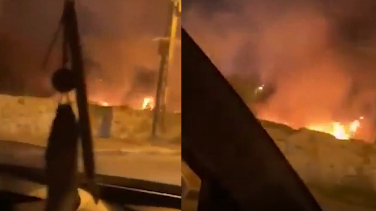 Siyonist yerleşimciler Müslüman mezarlığını yaktı