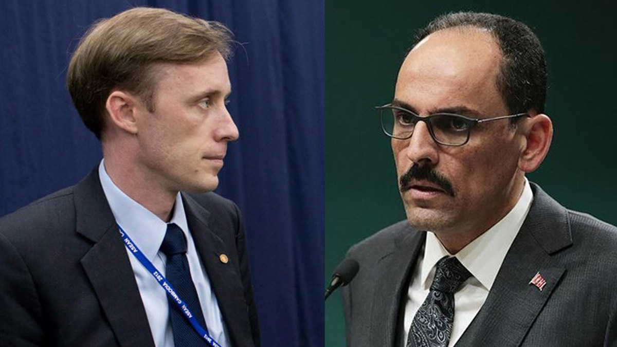 Kalın ve Sullivan arasında Filistin görüşmesi