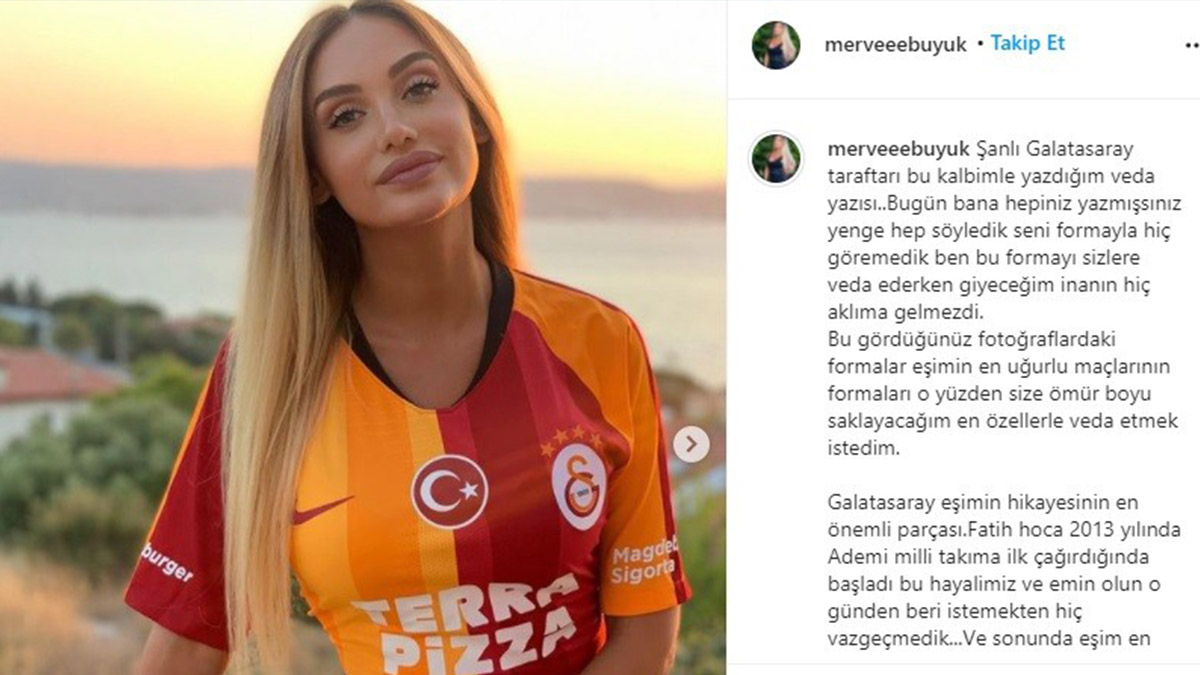 Adem Büyük'ün eşi Galatasaray taraftarlarına sitem etti