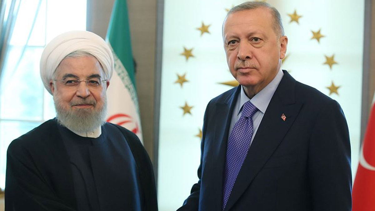 Son dakika! Erdoğan, Ruhani ile Filistin'i görüştü