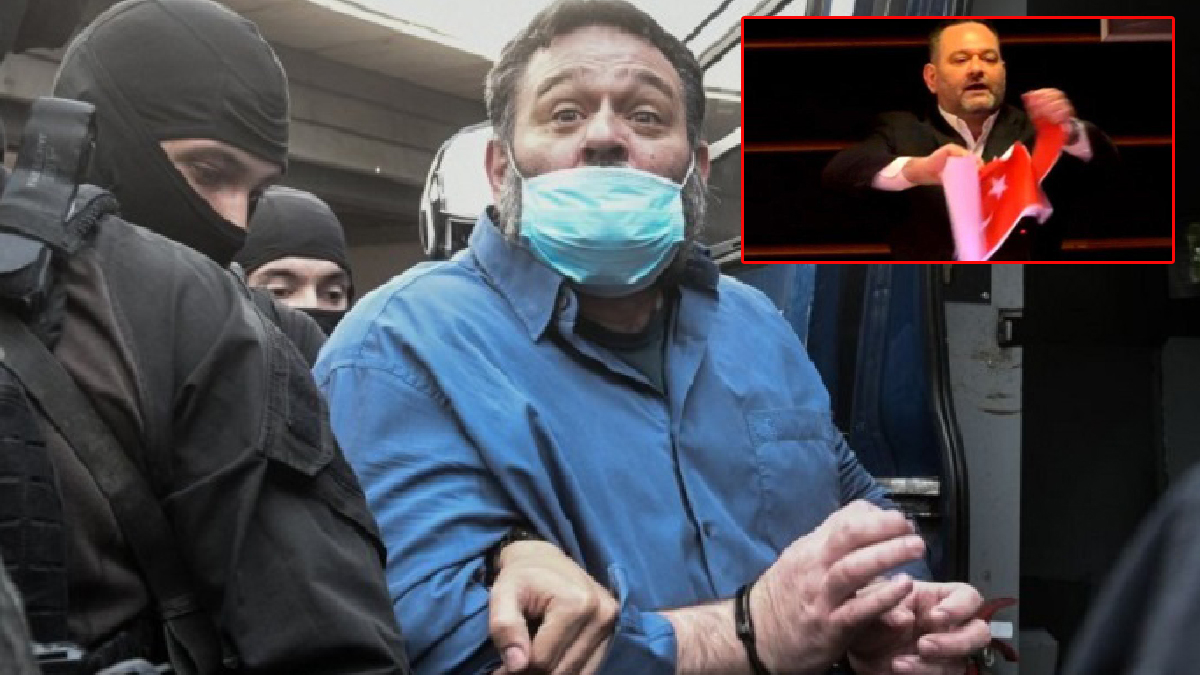 Türk bayrağını yırtan ırkçı milletvekili Atina'ya iade edildi