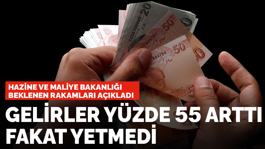 Hazine ve Maliye Bakanlığı: Gelirler yüzde 55 arttı fakat giderlere yetmedi