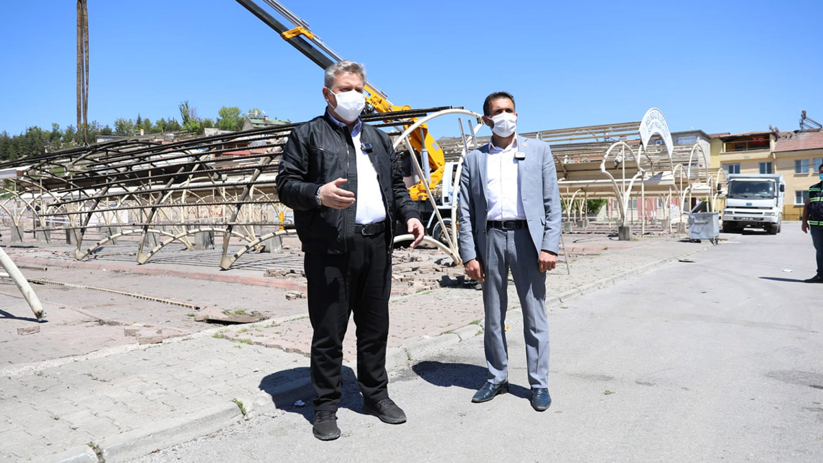 Melikgazi Belediyesi'den Selçuklu'da pazar yeri ve sosyal tesis projesi