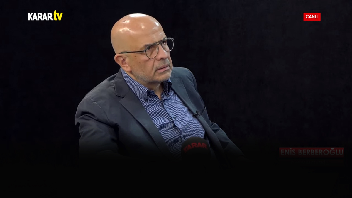 Enis Berberoğlu: Kara para konteyner ile taşınıyor