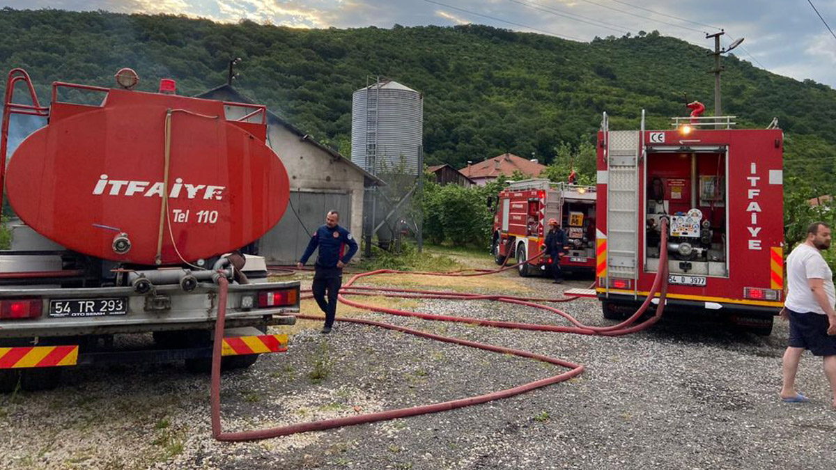 Tavuk çiftliğinde yangın faciası! 10 bin 500 civciv öldü