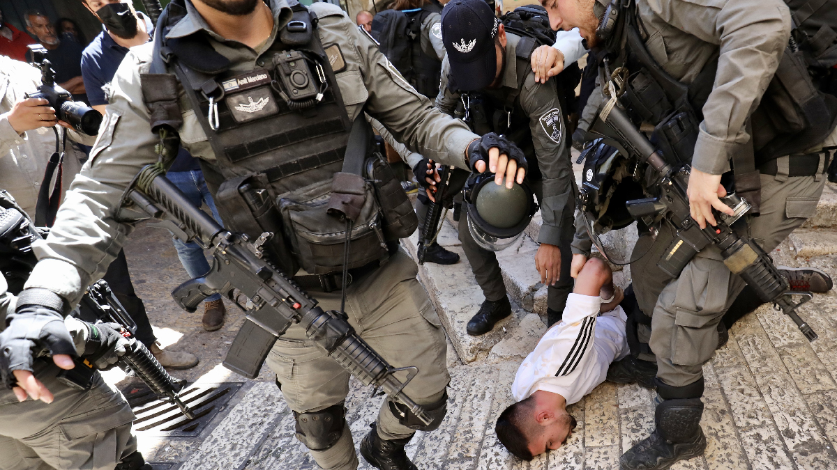 Son dakika! Şam Kapısı'nda Filistinlilere sert müdahale