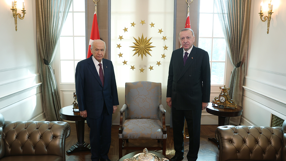 Çankaya Köşkü'nde sürpriz görüşme