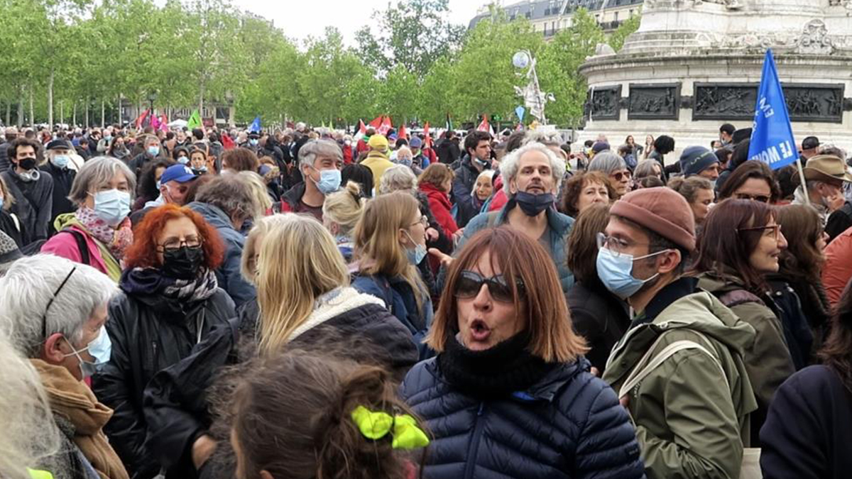 Fransa'daki sendikalardan İsrail protestosu