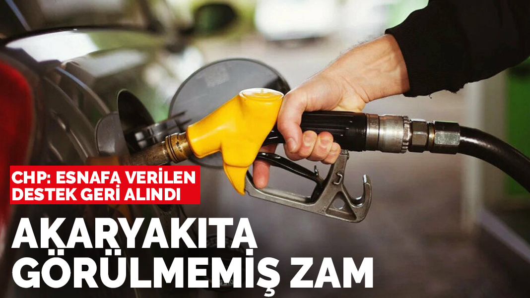 ÖTV düzenlemesi piyasayı sarstı: Akaryakıta görülmemiş zam
